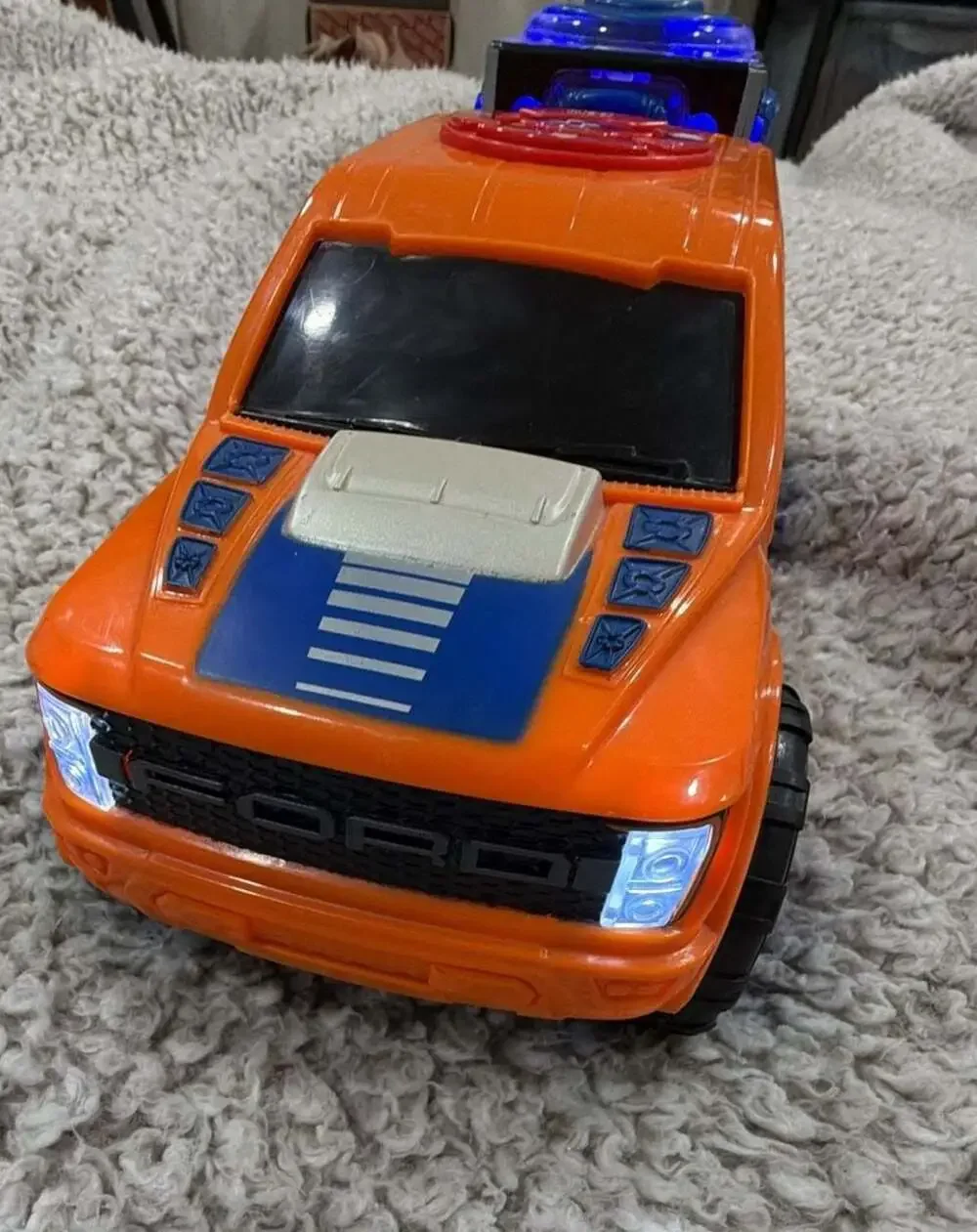 Adventure Force Rowdy Rocker Ford F-150 Raptor Motorized Lights Sounds Toy Truck